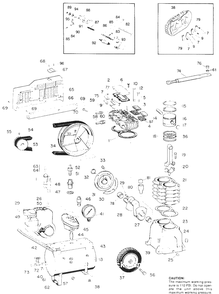 Part Location Diagram of PU60 Campbell Hausfeld Motor Pulley